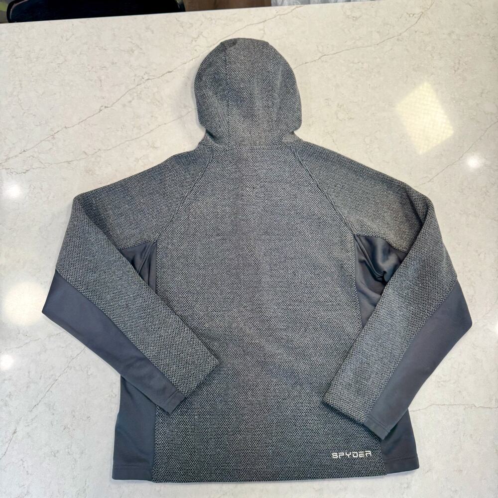 Spyder Boundless Quarter Zip Hoodie Men’s XL Grey Streetwear Cozy Gorpcore - Picture 3 of 16